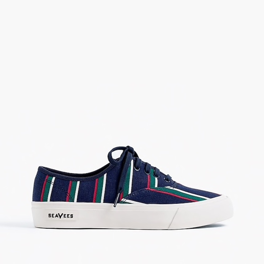 J. Crew x Seavees Legend Striped Sneaker